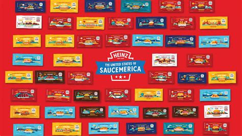 heinz mustard state packets|Heinz Releases Sauce Packets for All 50 States